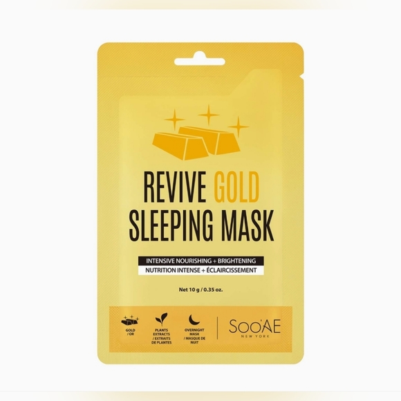 New SooAE Face Masks Revive GOLD Intensive Nourishing Sleeping Mask - NEW - Picture 6 of 8